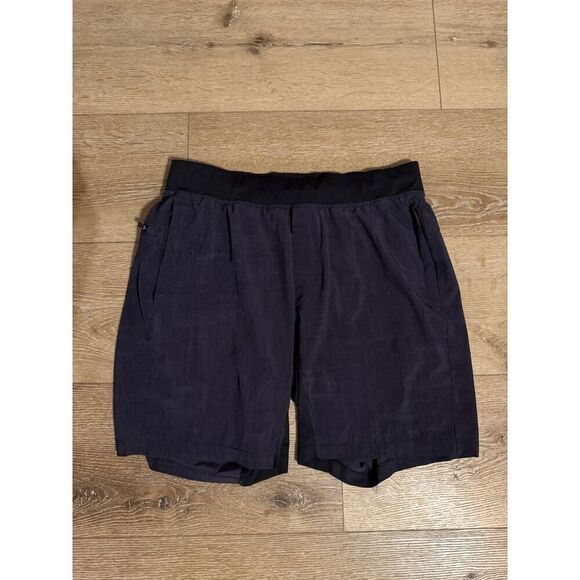 Lululemon Mens Blue Atlhetic Shorts Size XL w/ Drawstring - Picture 1 of 3